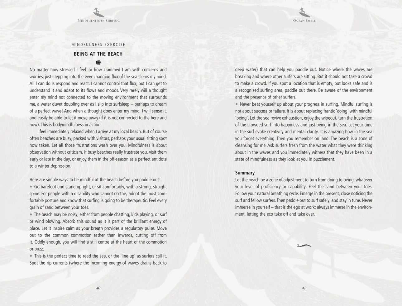 Mindfulness in Surfing-Surf Book / Gift