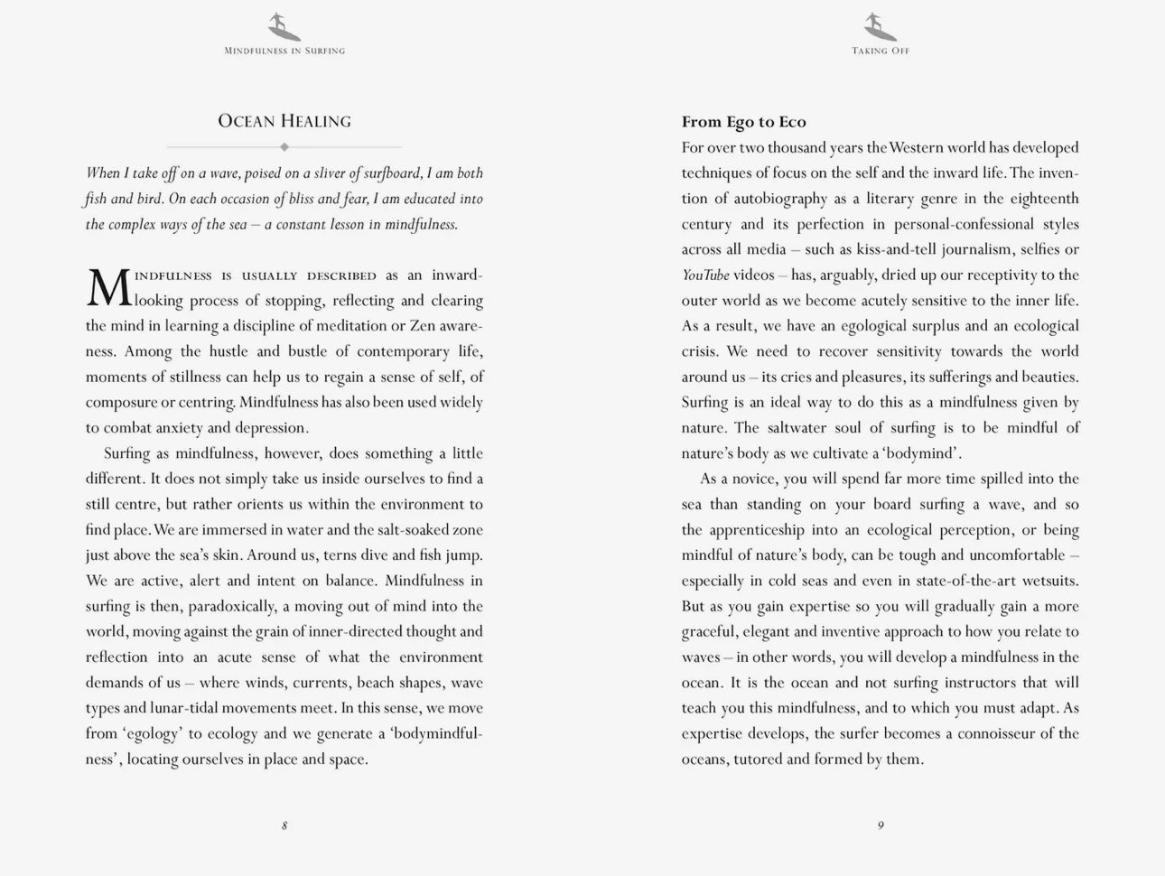 Mindfulness in Surfing-Surf Book / Gift